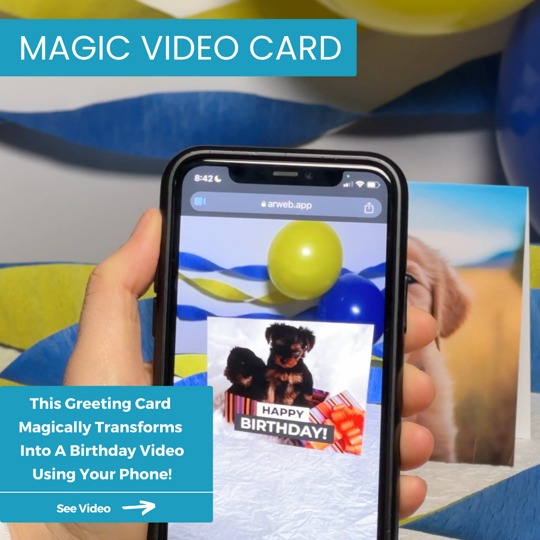 Happy Dog | Magic Birthday Card
