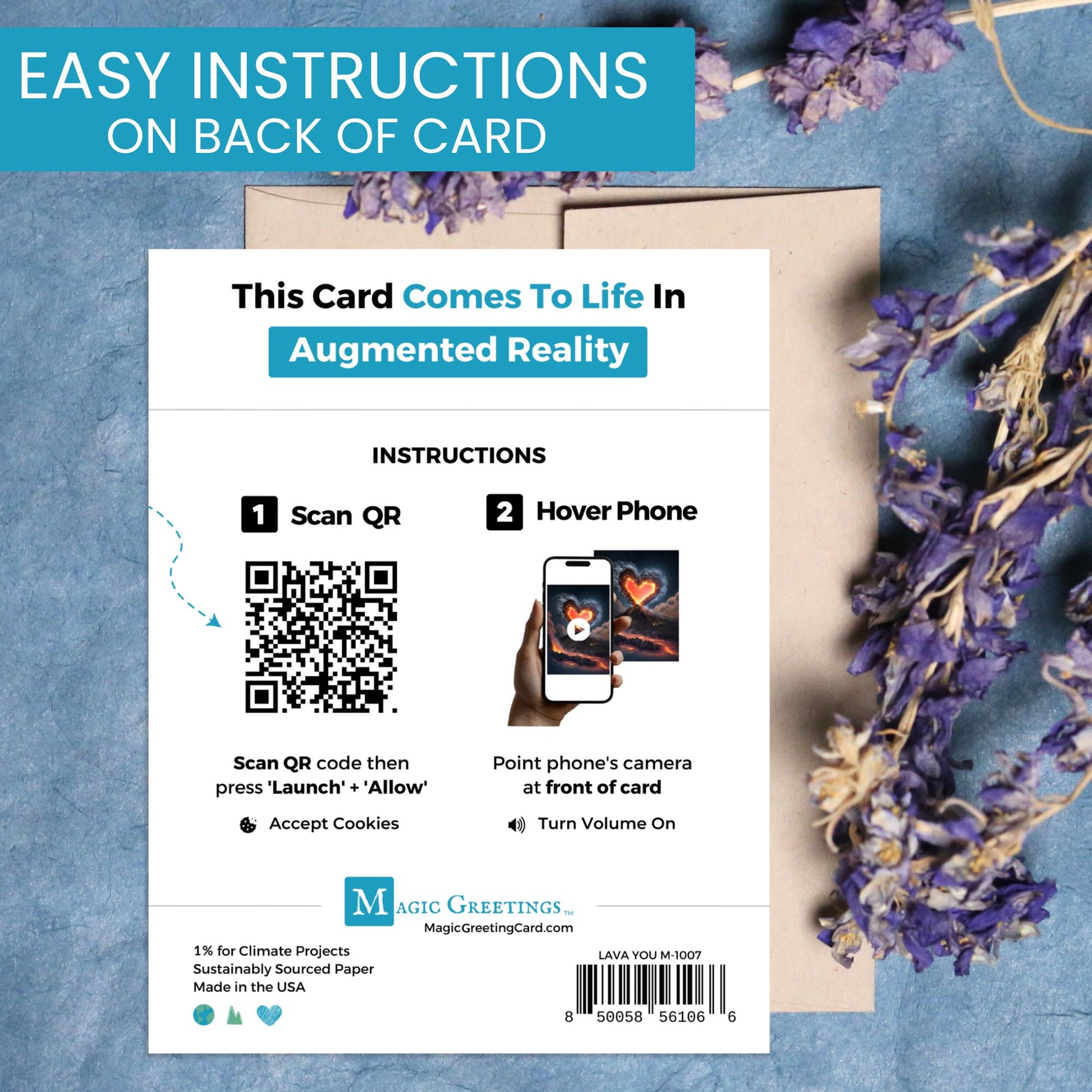 I Lava You | Magic AR Greeting Card