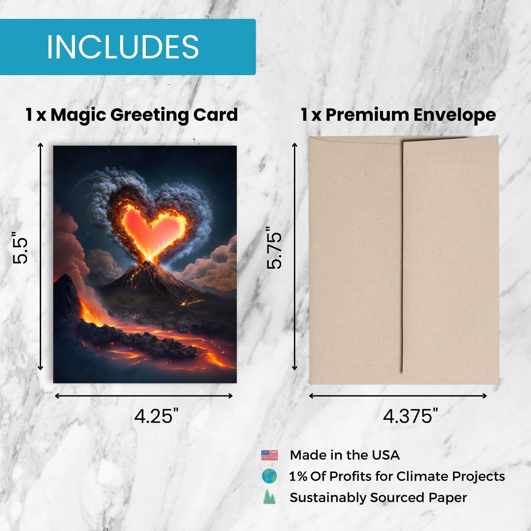 I Lava You | Magic AR Greeting Card
