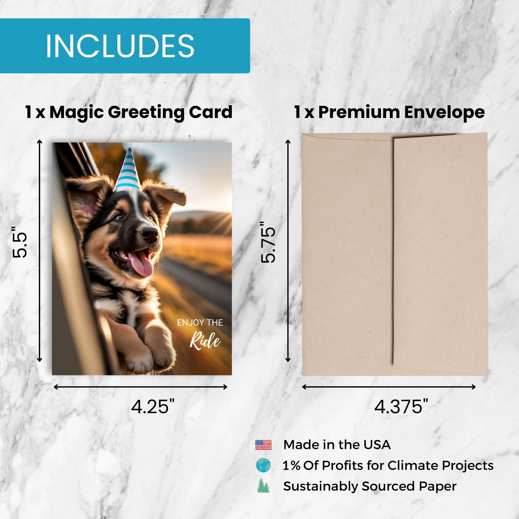 Enjoy The Ride | Magic Birthday Card