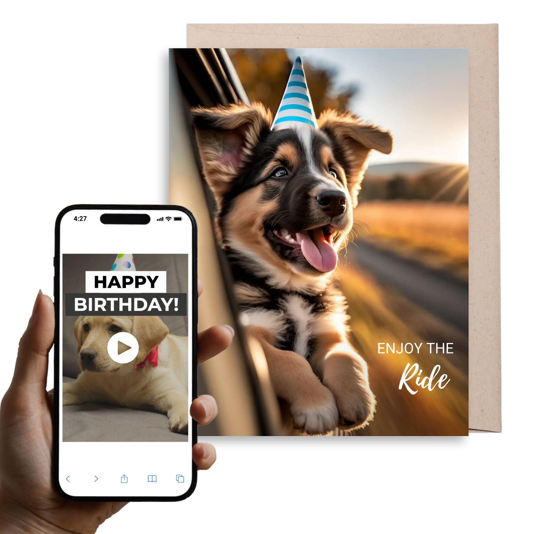 Enjoy The Ride | Magic Birthday Card