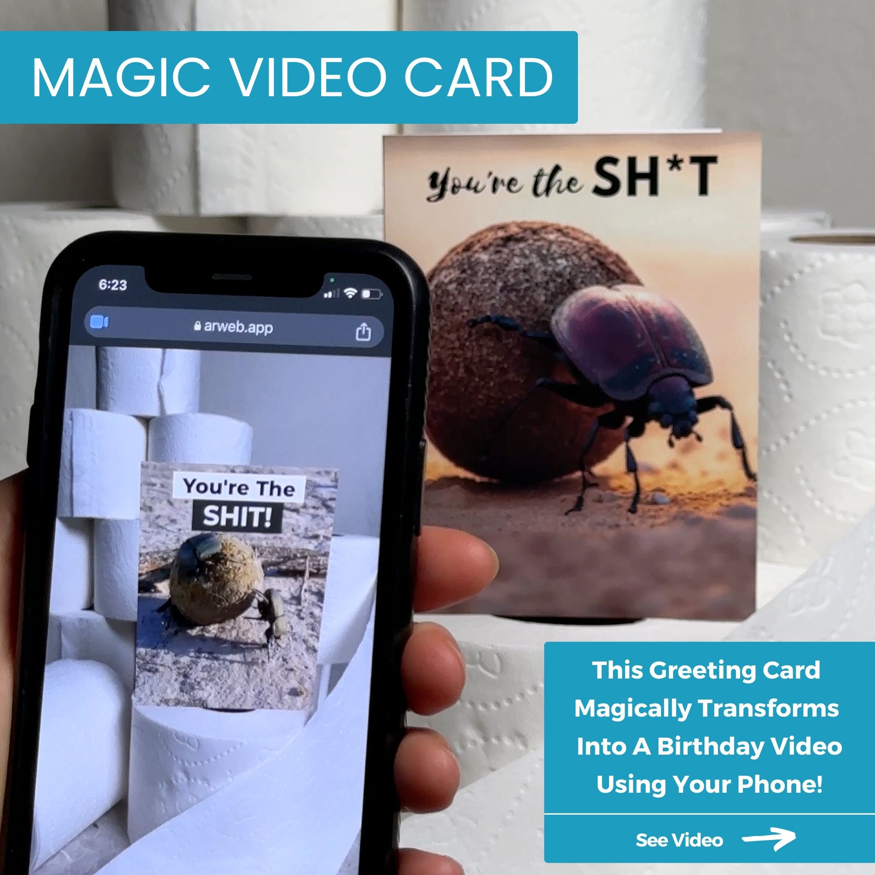 You're The Sh*t | Magic Birthday Card