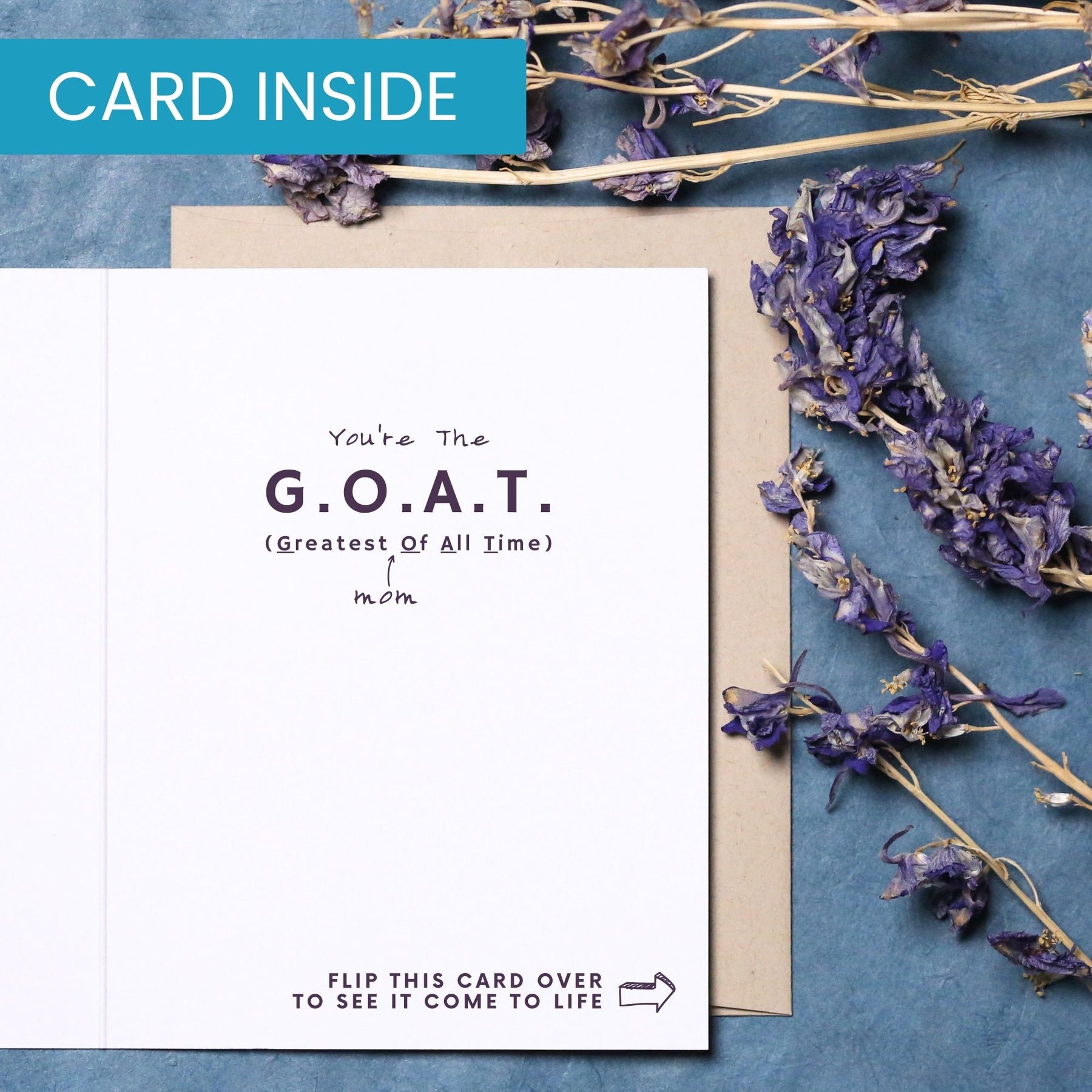 Mom You're The GOAT | Magic Mother's Day Card