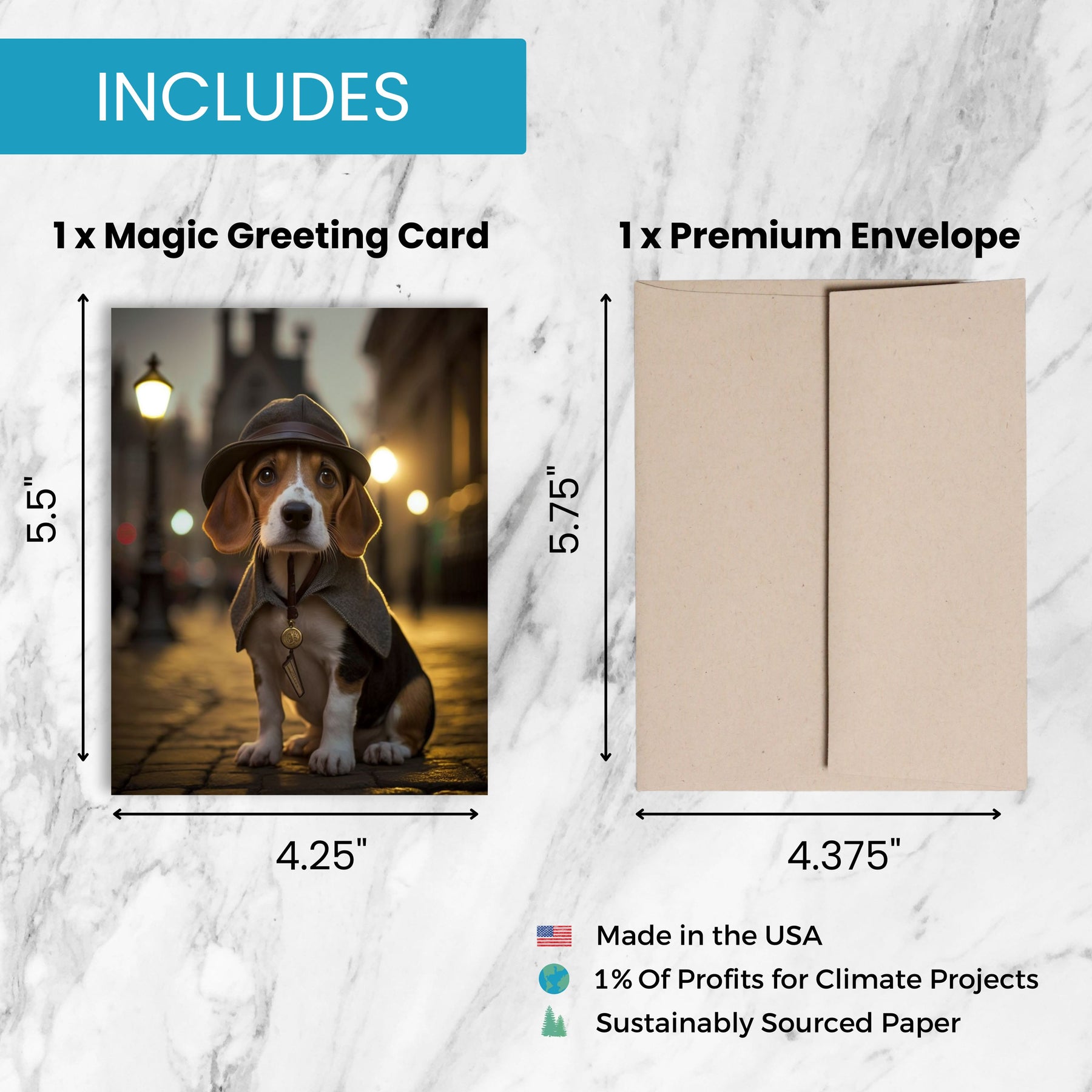 Detective Dog | Magic Birthday Card