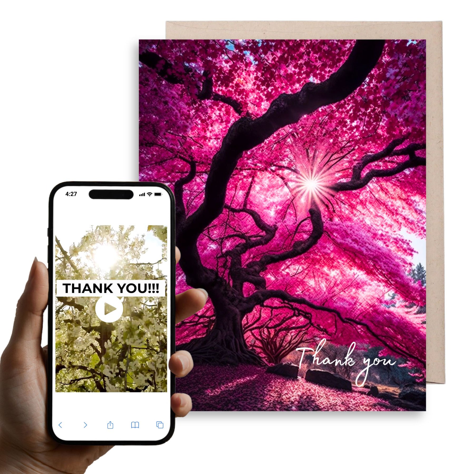 Tree Thank You | AR Video Thank You Card