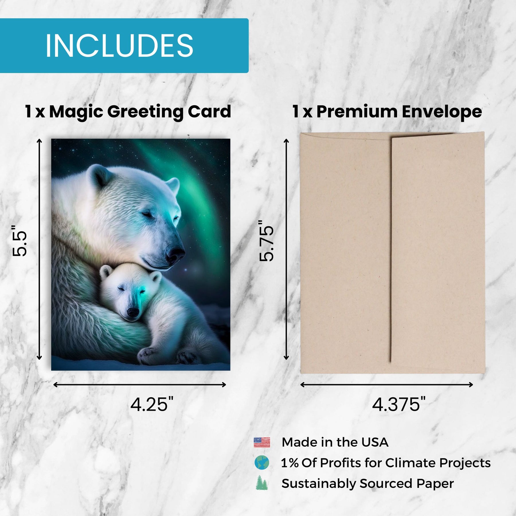 Northern Lights | Magic Father's Day Card