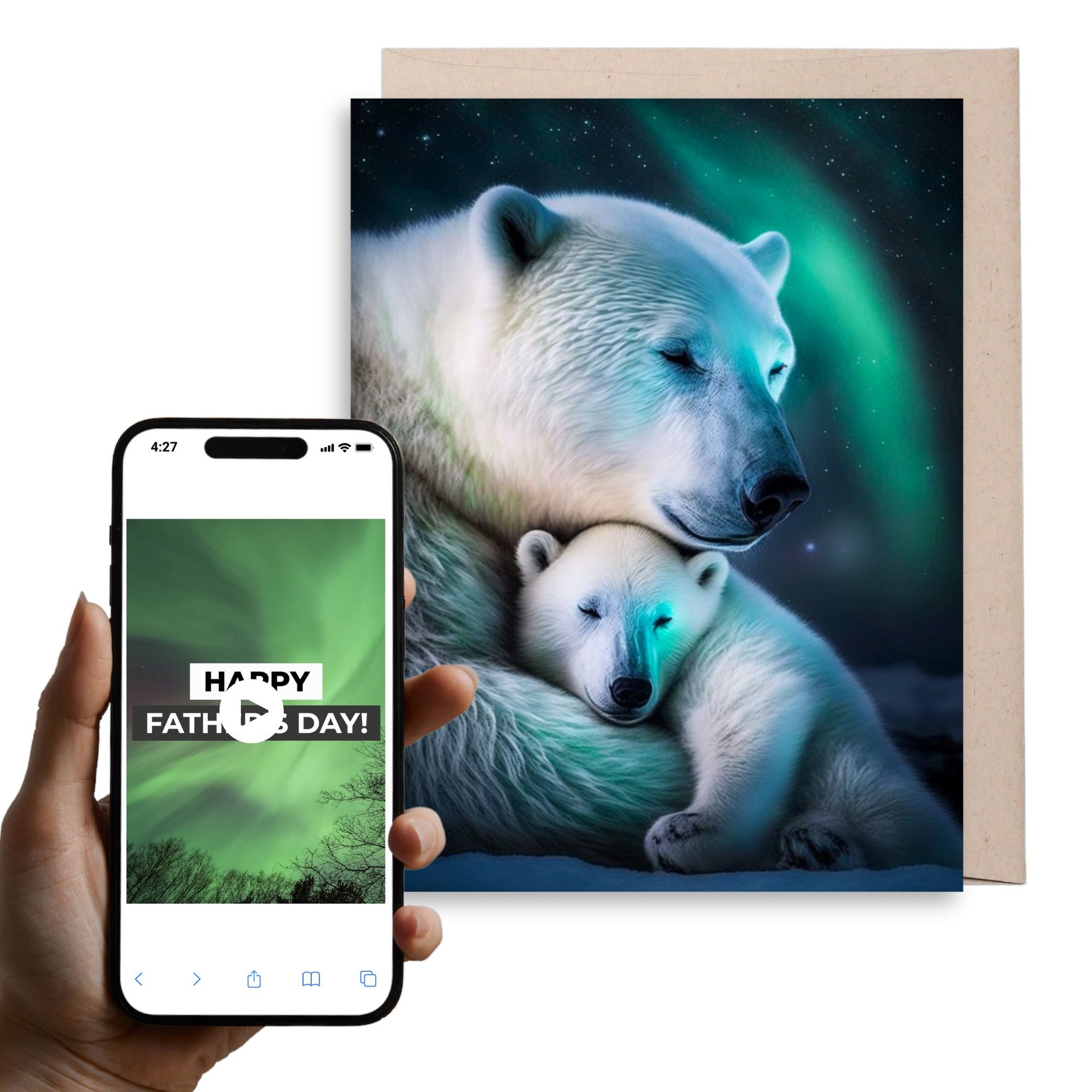 Northern Lights | Magic Father's Day Card