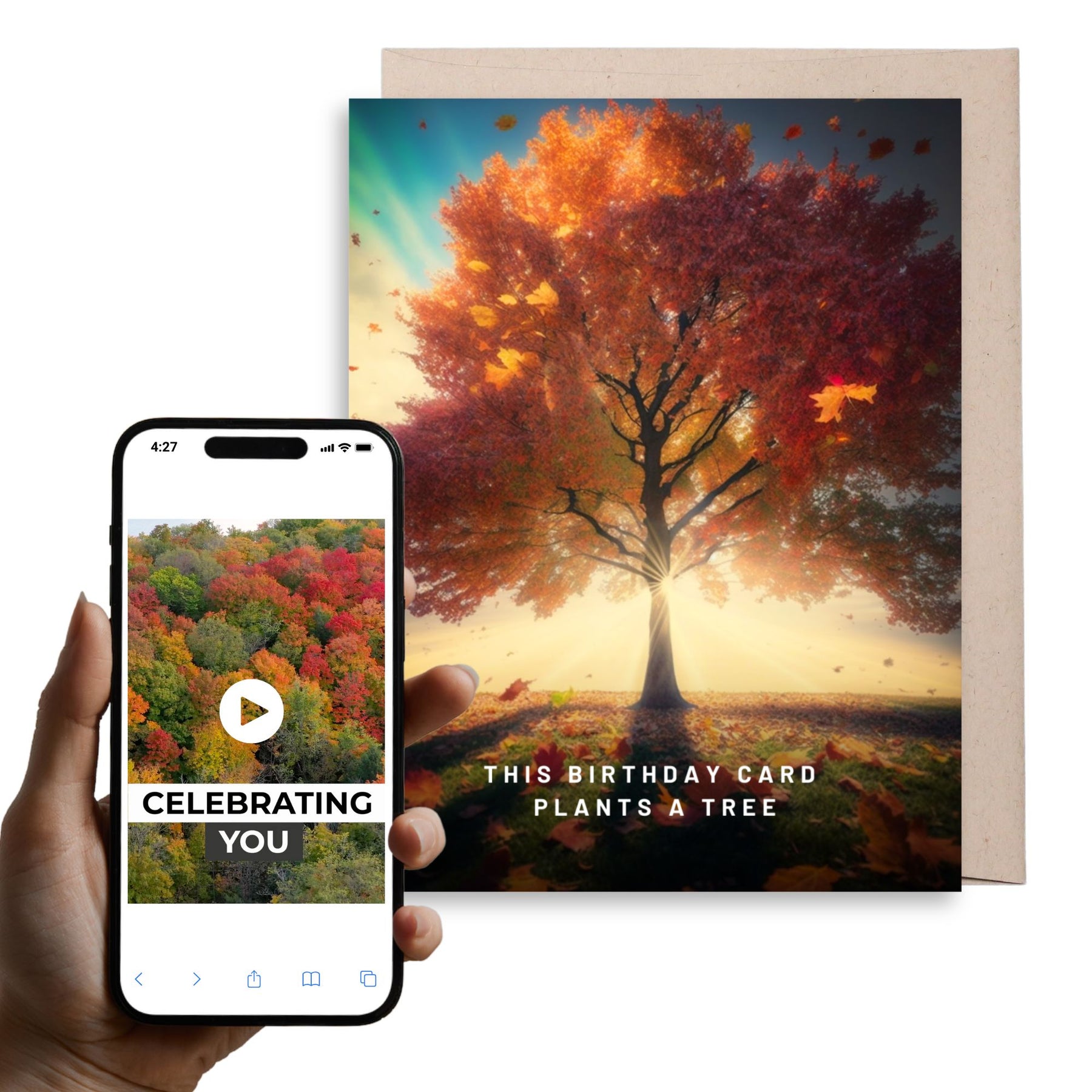 Plant A Tree | Cards That Care | AR Video Birthday Greeting Card