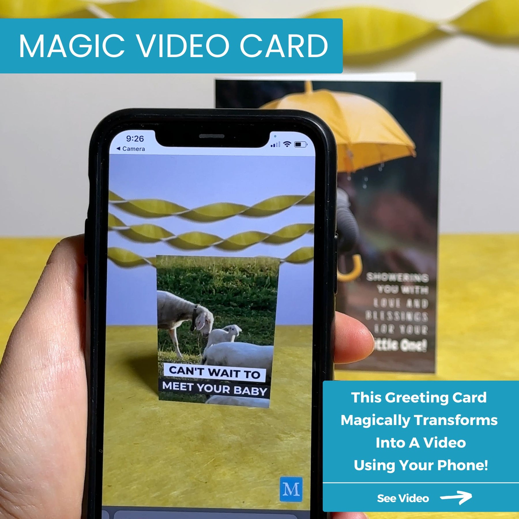 Baby Elephant | Magic Baby Shower Card