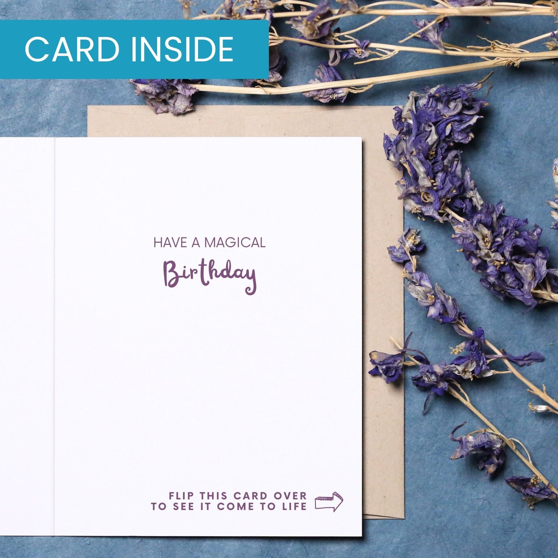 3D Magic Unicorn | 3D AR Unicorn Birthday Card