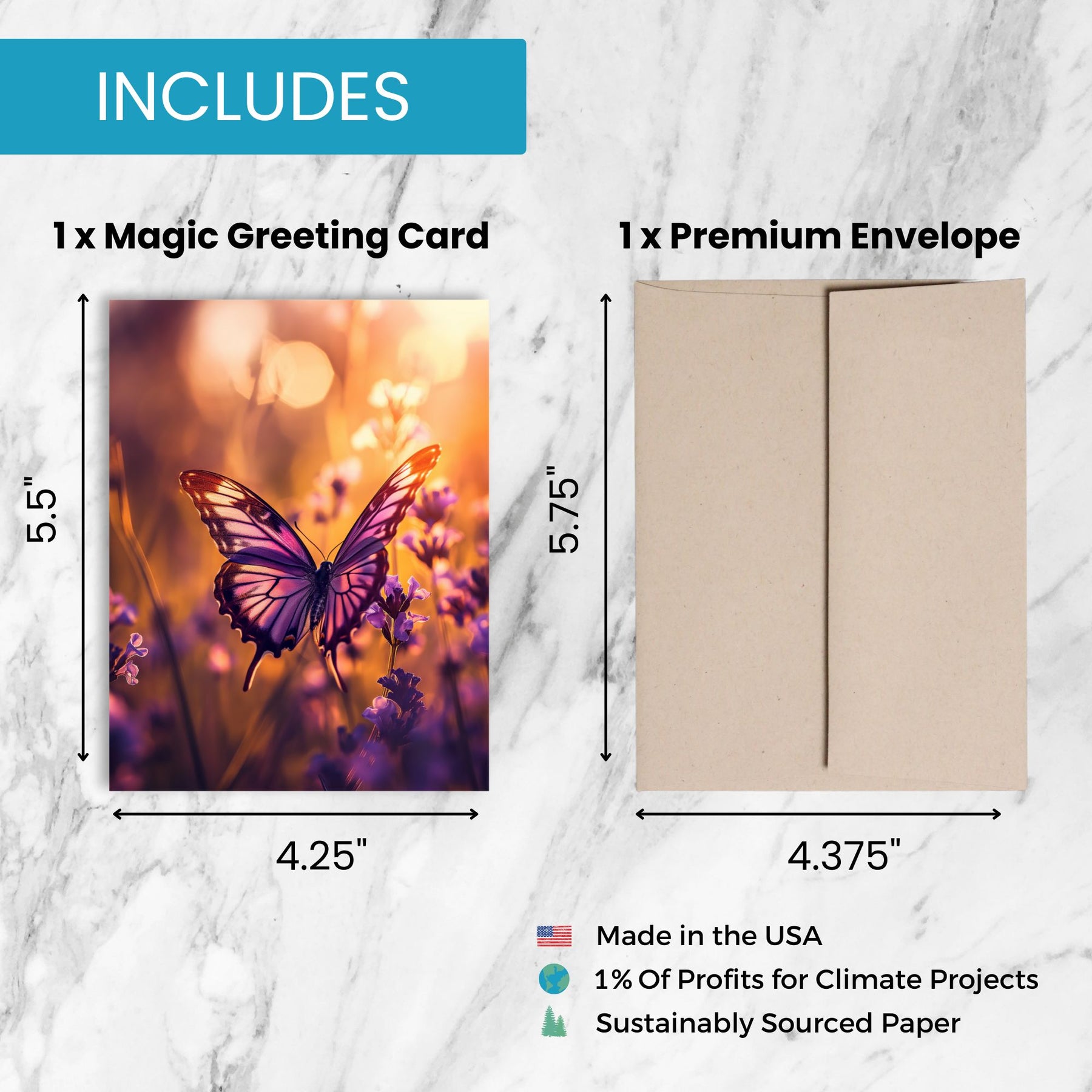 Butterfly | Magic Anniversary + Love Card