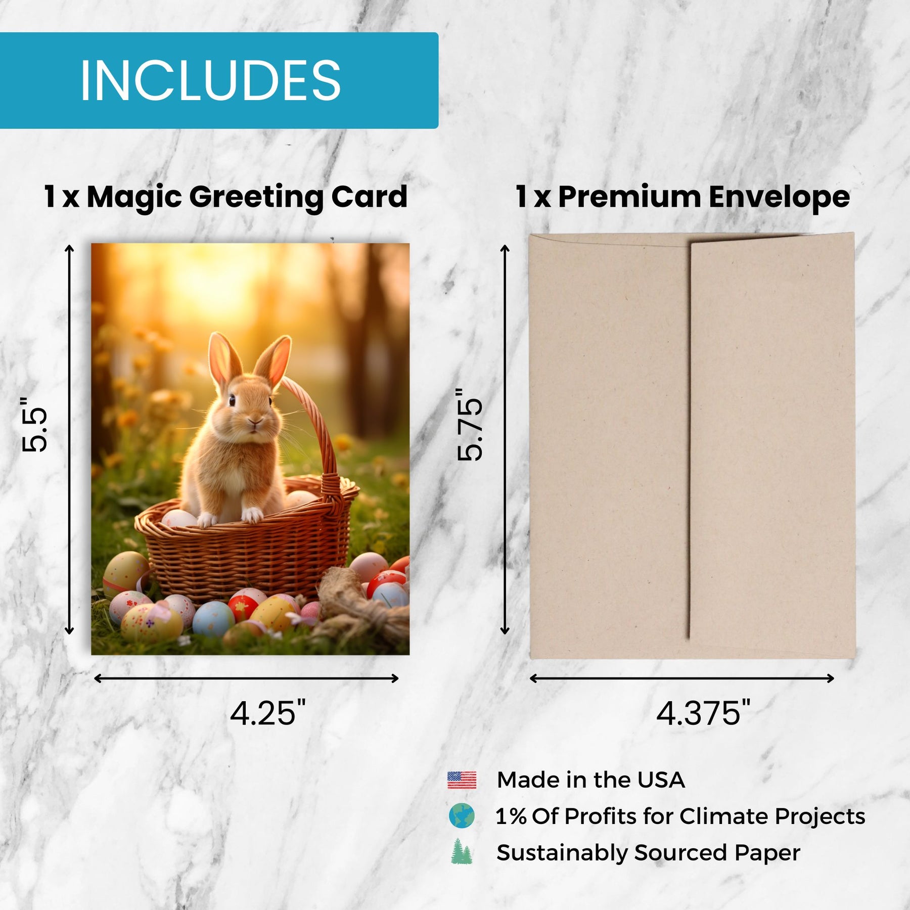 Easter Bunny | Magic Easter Card