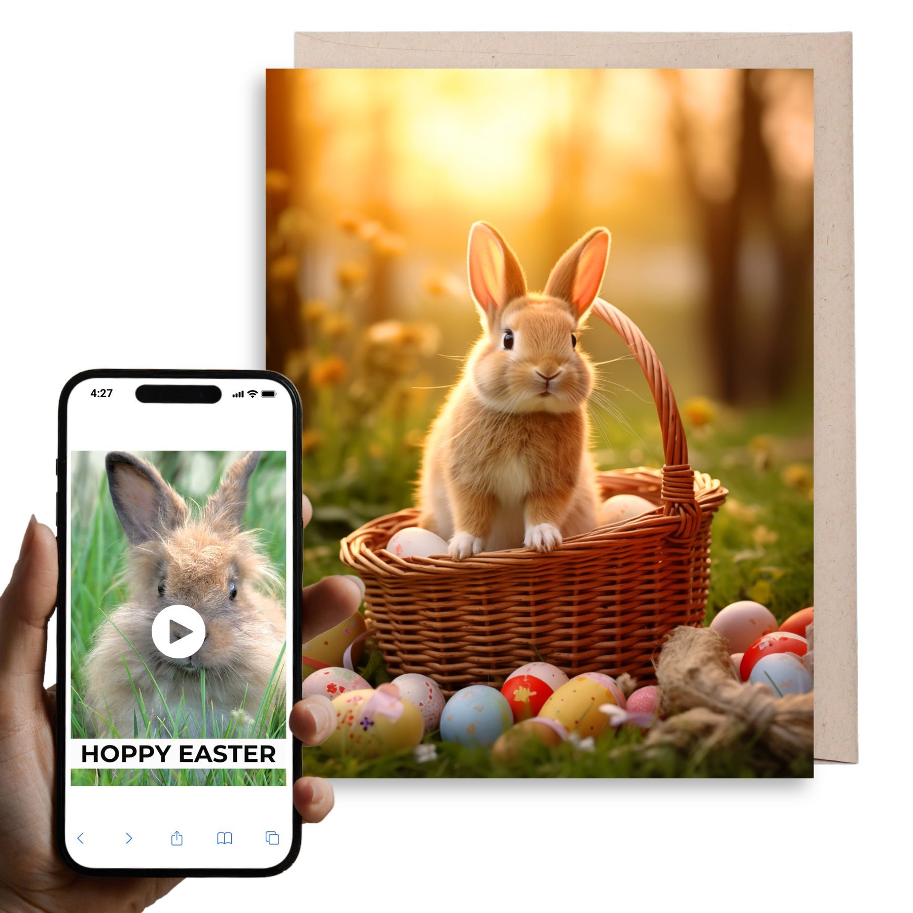 Easter Bunny | Magic Easter Card