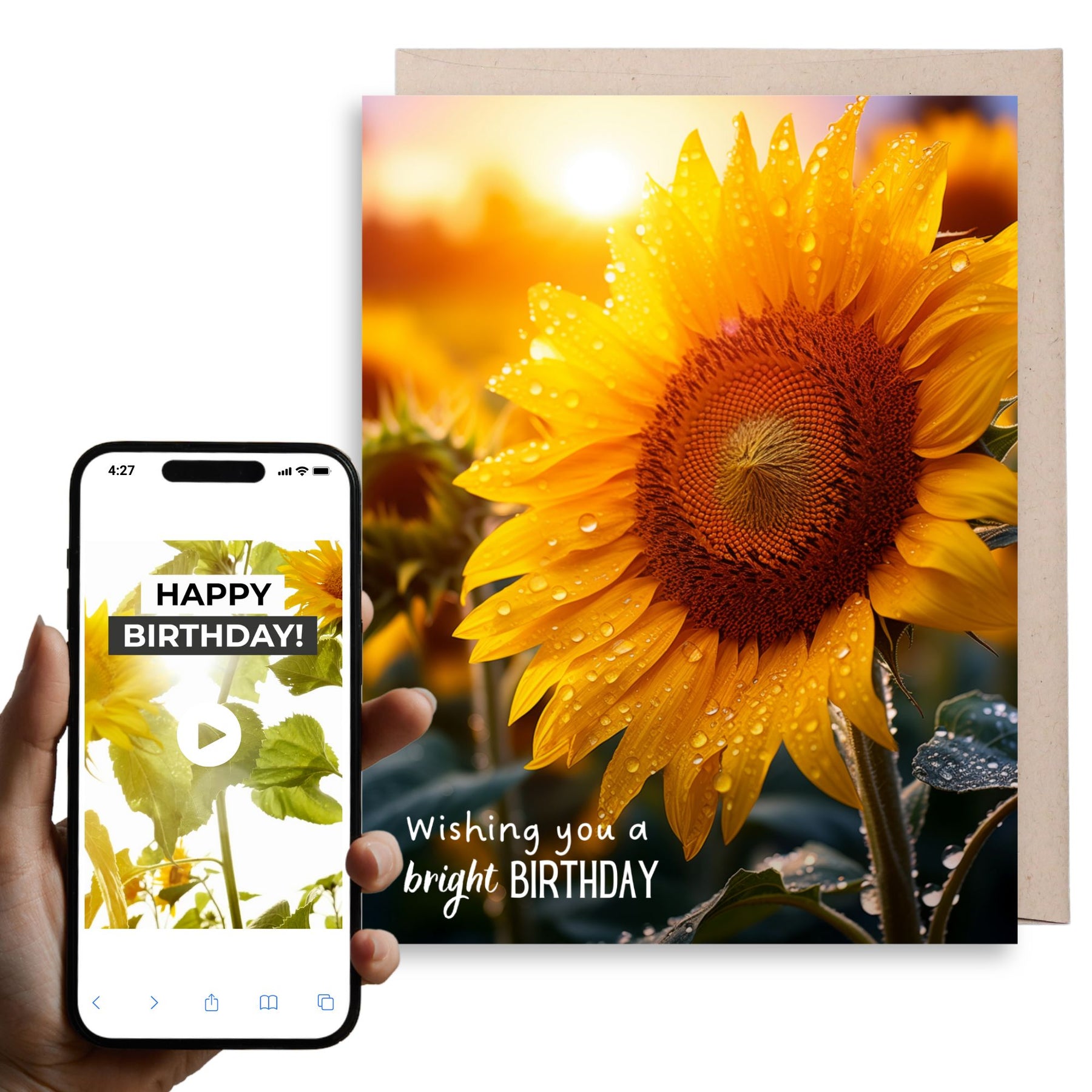 Sunflowers | Magic Birthday Card