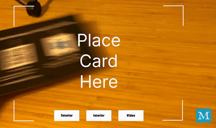 Augmented Reality Real Estate Flyer with 3D Home