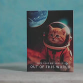 Space Cat | Magic Birthday Card