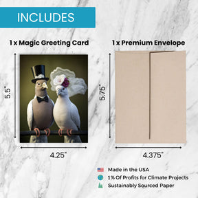 Love Doves | Magic Wedding Card
