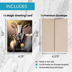 Mom You're The GOAT | Magic Mother's Day Card