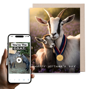 Mom You're The GOAT | Magic Mother's Day Card