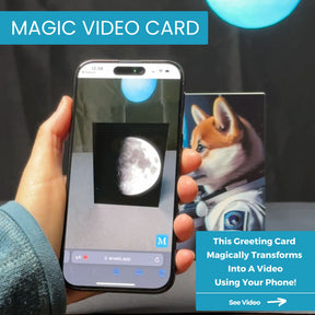 To The Moon | AR Video Greeting Card