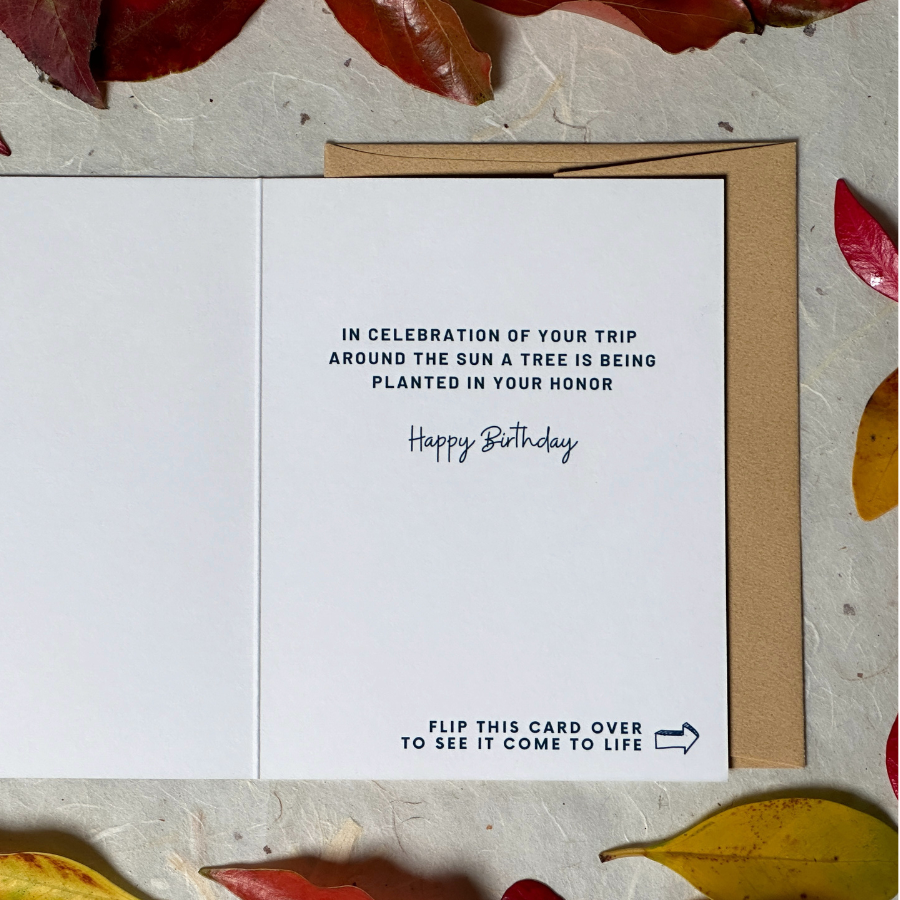 Plant A Tree | Cards That Care | AR Video Birthday Greeting Card