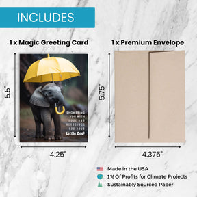 Baby Elephant | Magic Baby Shower Card
