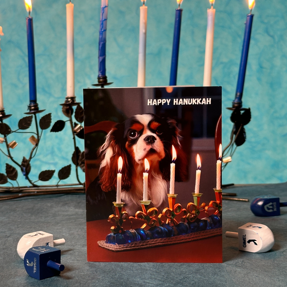 Hanukkah Dog | AR Video Hanukkah Card