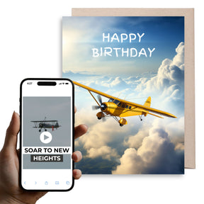 Magic Plane | Magic Birthday Card