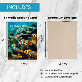 School of Fish | Magic Graduation Card