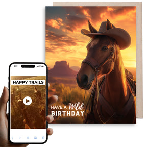 Wild Horses | Magic Birthday Card