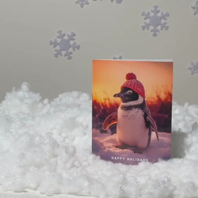 Holiday Penguins | AR Video Holiday Card