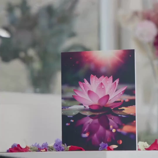 Lotus Flower | Magic Get Well Soon Card
