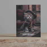 Cat Pirate | Magic Birthday Card