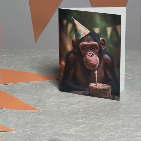 Birthday Monkeys | Magic Birthday Card