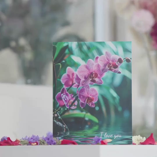 Orchids | Magic Anniversary + Love Card