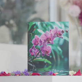 Orchids | Magic Anniversary + Love Card