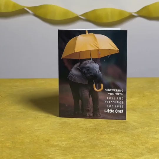 Baby Elephant | Magic Baby Shower Card