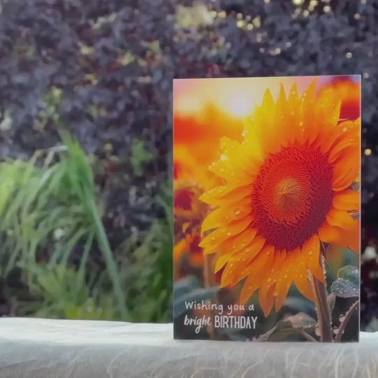 Sunflowers | Magic Birthday Card