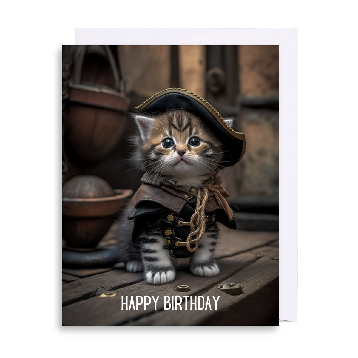 Cat Pirate | Magic Birthday Card