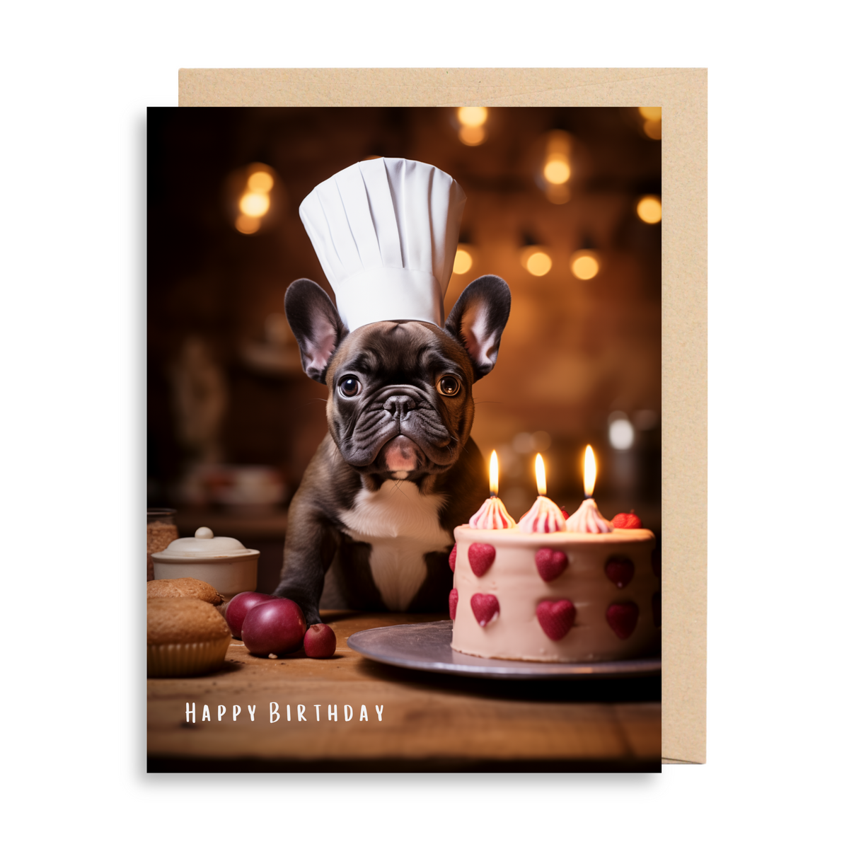 French Chef Dog | Magic Birthday Card