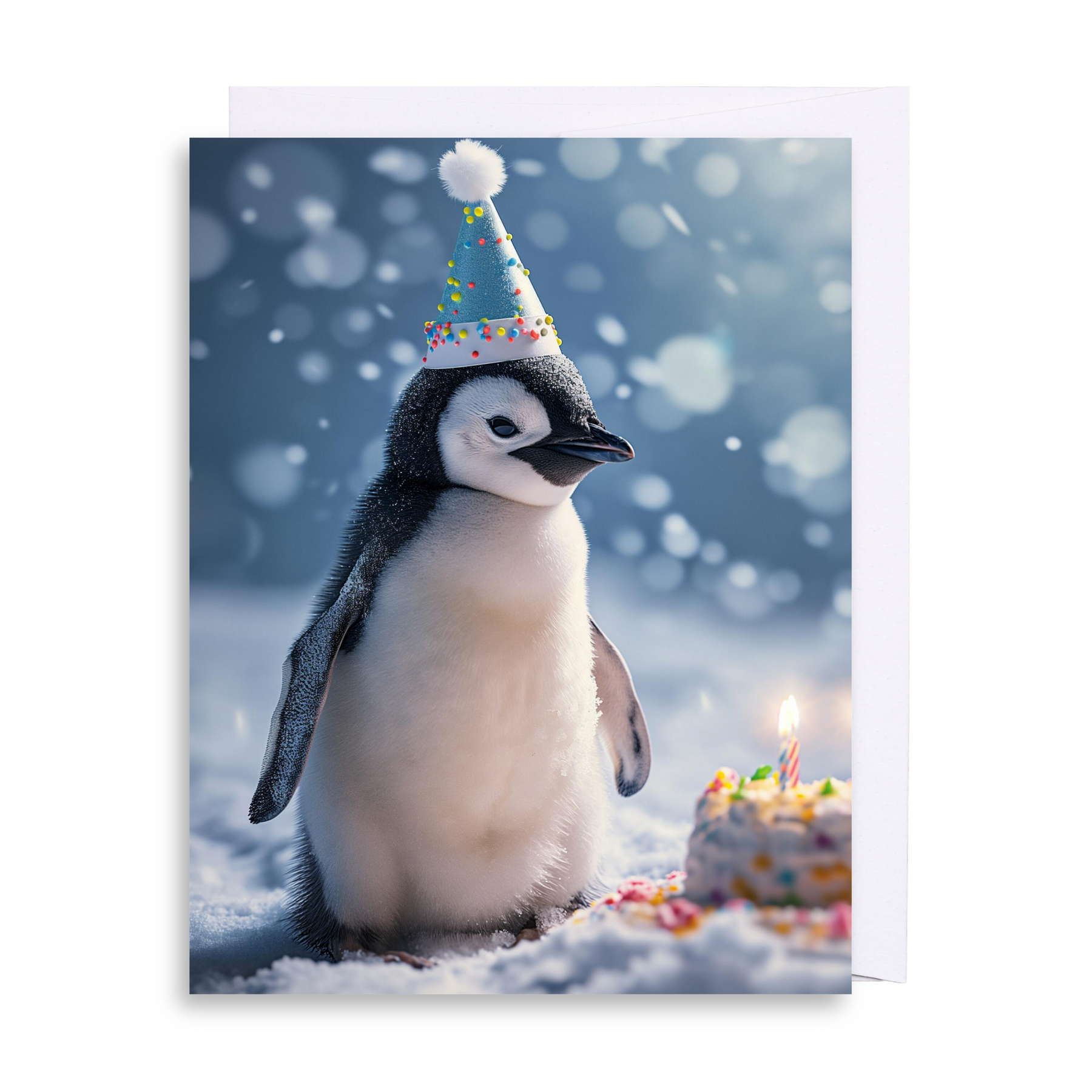 3D Penguin | Magic 3D Birthday Card