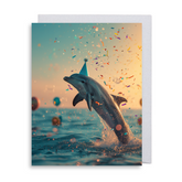 3D Dolphin | Magic 3D Birthday Card